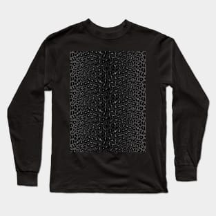 Black Leopard print Long Sleeve T-Shirt